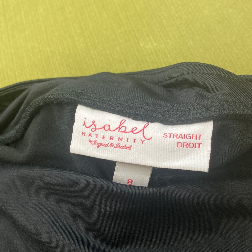 Black Maternity pants size 8